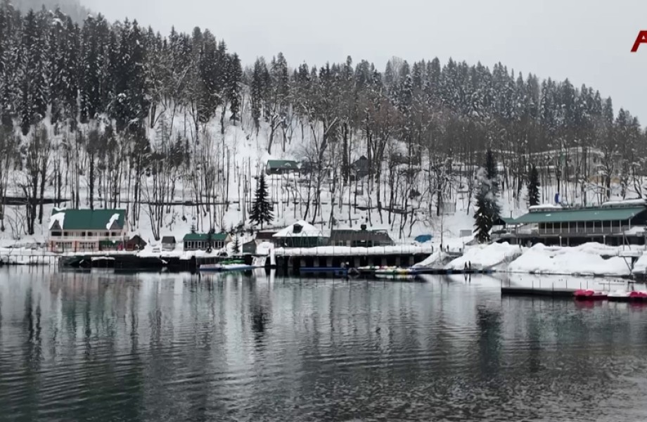 Озеро Рица - зимняя сказка