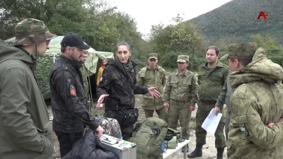 На полигоне Цабал прошли тактико-специальные учения с медицинскими сотрудниками резервных бригад