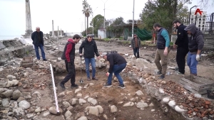 Раскопки на набережной