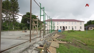 В средней школе села Джгярда совсем скоро появится новая спортивная площадка