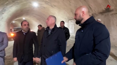 Начаты ремонтные работы дорожного полотна и тоннеля в Кодорском ущелье