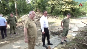 В Рицинском реликтовом национальном парке в ночь на 8-ое августа сошел сель