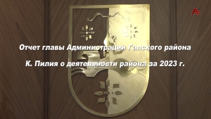 Отчет главы Администрации Галского района К.Пилия о деятельности района за 2023 г.