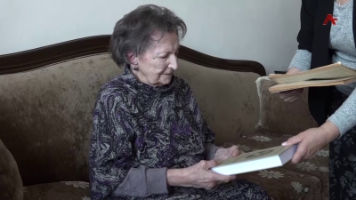 Известный абхазский историк Мирра Хотелашвили – Инал –ипа отмечает юбилей.Ей исполнилось 95