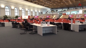В Москве, на Манежной Площади в преддверии Дня Победы, начал работу международный пресс-центр