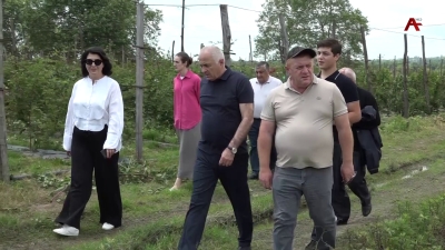 Аҧсны ақыҭанхамҩа аминистр Беслан Џьопуа Гәылрыҧшь араион ақыҭақәа дырҭааит