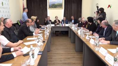 В ОП Абхазии состоялась встреча представителей ОП Краснодарского края с абхазскими коллегами