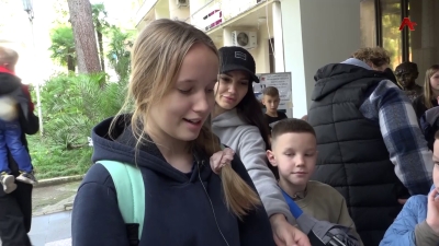 Дети и многодетные семьи из Курской области приехали на отдых в Сухум