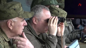 На полигоне Цабал прошли командно-штабные мобилизационные учения